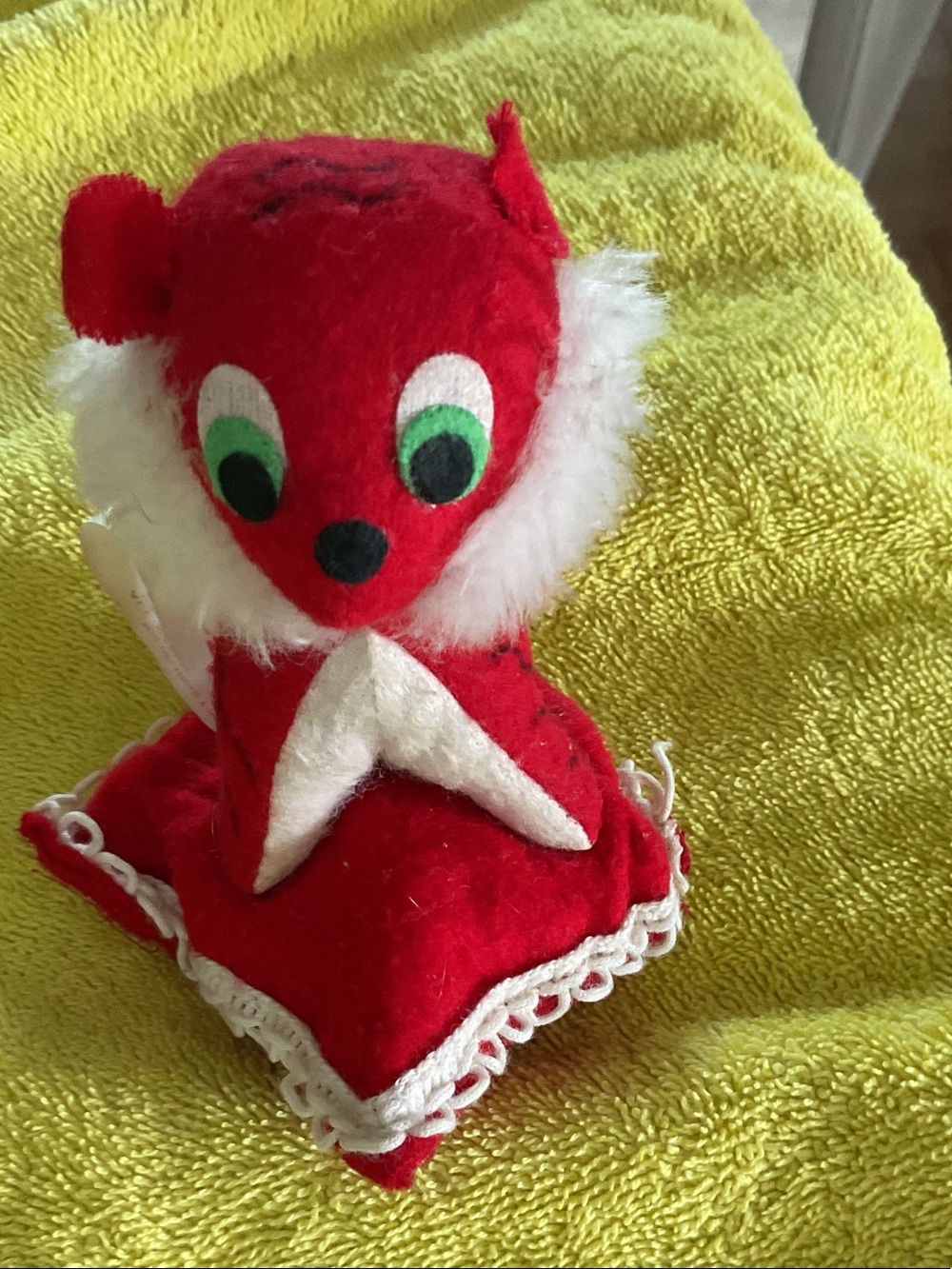 Red Fox Plush Stuffed Animal with White Trim - Unknown Brand